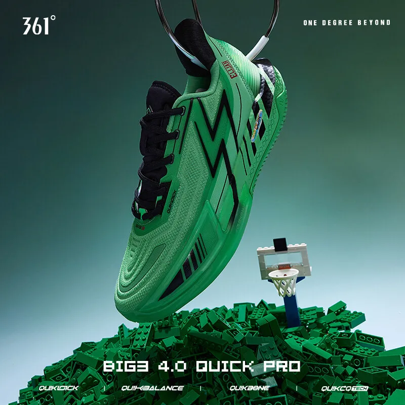 Mens Basketball Shoes Breathable Quick Pro 361 Degrees Big3 4.0