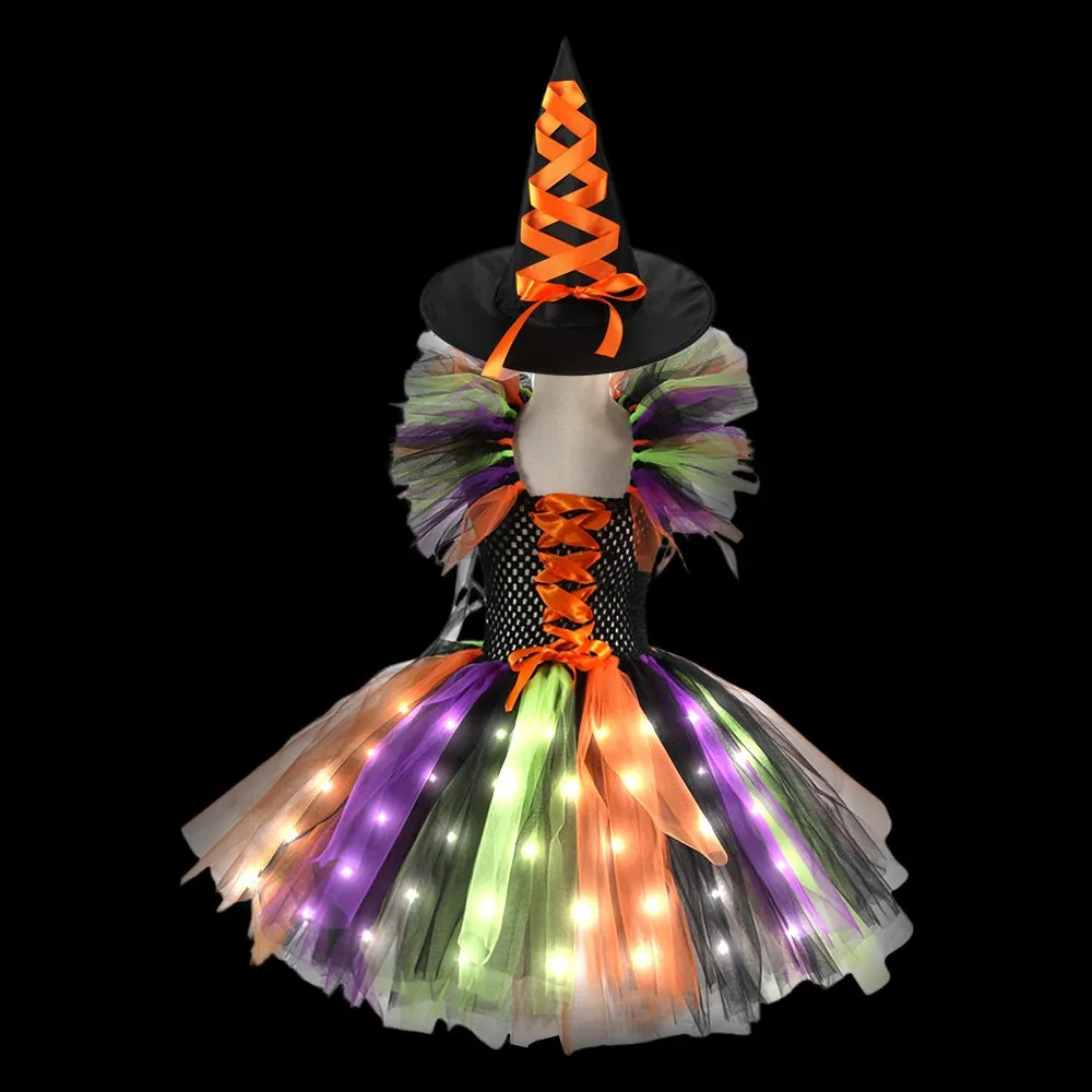 Halloween Baby Girl Witch Costume Dress Set LED... From Kua08, $9.93 |  DHgate.Com