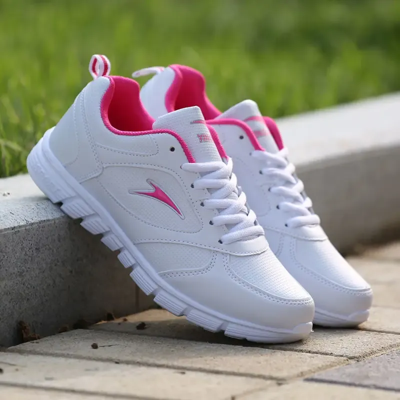 Save Big on Bulk White Sport Shoes For Women White Sports Woman's Shoes  Flat Lady 2024 Sneakers Women Trainers Shoe Ladies Sport Mesh Sneakers Flat 