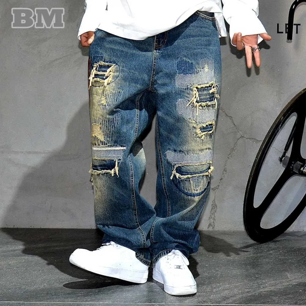 Pantaloni Larghi Ragazza Jeans Strappati Bambina 12 Anni Ripped