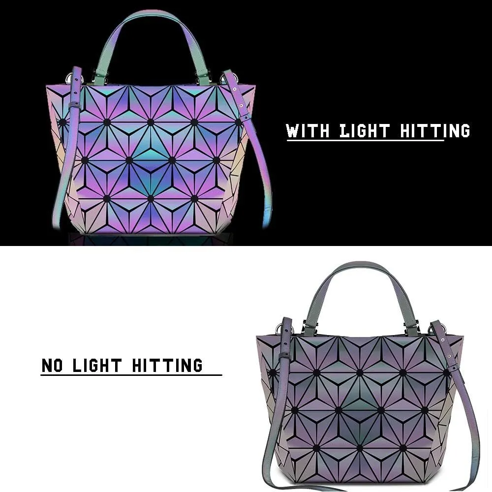 Color Changing Geometric Grid Holographic PU Leather Manu Atelier Prism Bag For Women From Overbearingx 39.95 DHgate.Com