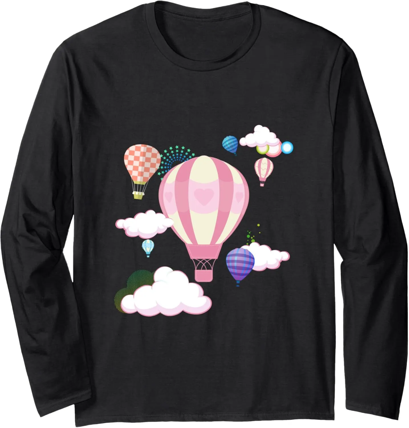 Hot Air Balloons, The Sky Is The Limit, Creative, Gift Shirt Hot Air Balloons, The Sky Is The Limit, Creative, Gift Shirt