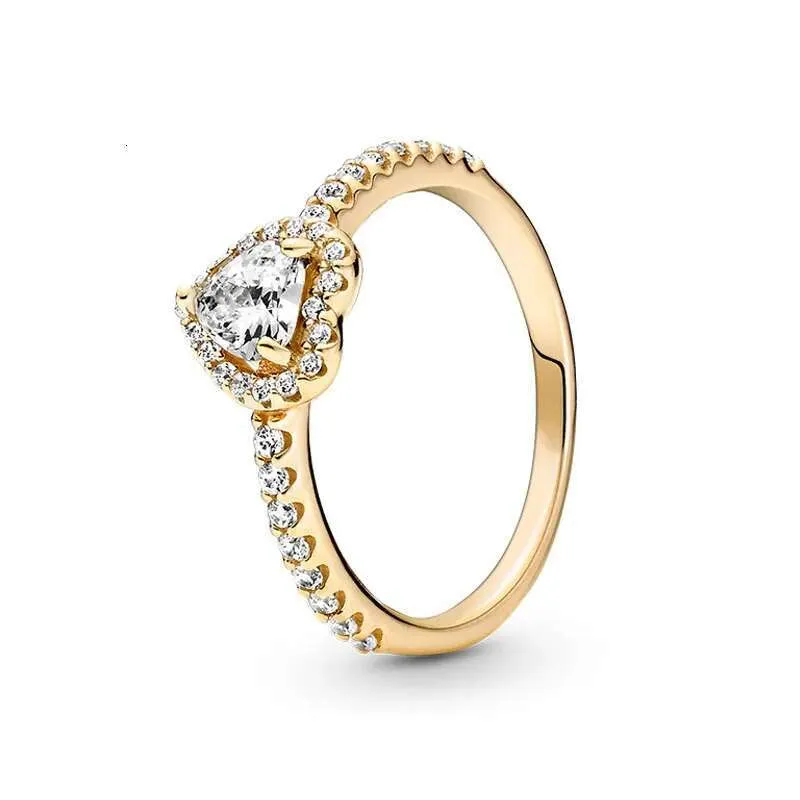 Hot Selling 925 Sterling Silver Classic Shiny Heart Shaped Ring Simple Urious Charm Women's Jewelry Commemorative Gifts_voghion.com
