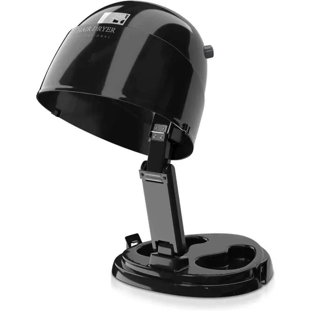 Electric Hair Dryer Ionic Hooded Hair Dryer 1875W Pro Style Bonnet with 3 Heating Settings Professional Sit Under Hair Dryers for Home Salon