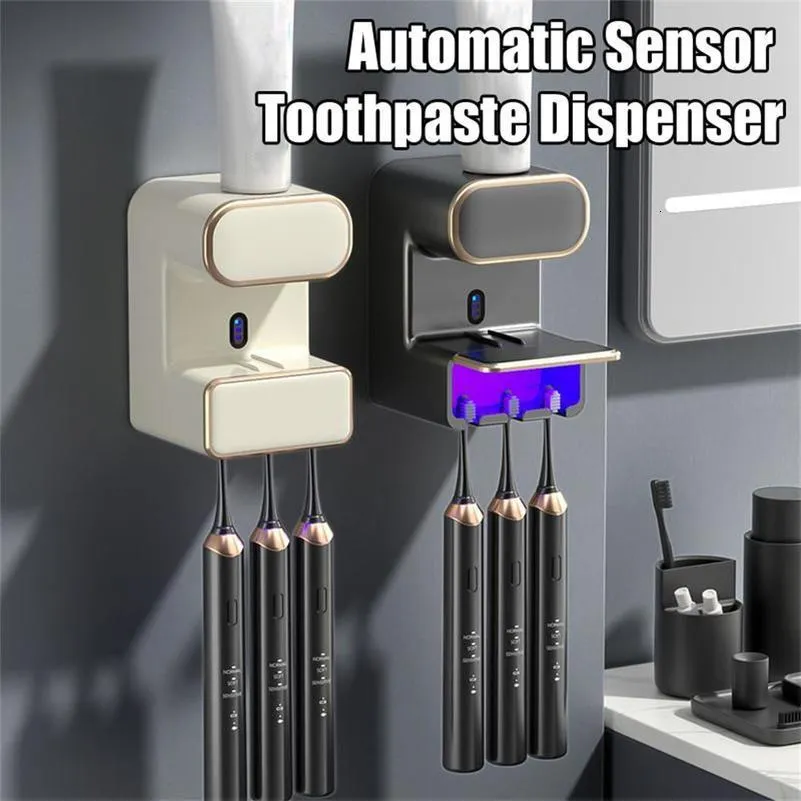 Automatic Toothpaste Dispenser: Wall Mount Toothpaste Squeezer With 3 ...