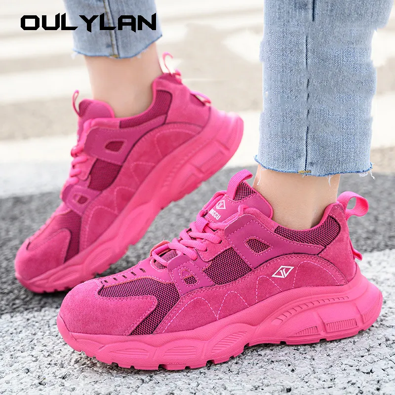 Unisex Lightweight Safety Shoes with Steel Toe, Breathable Mesh Upper,  Anti-Smash and Anti-Piercing Protection, Lace-Up Low-Top Sneakers from  Dhgate Running Shoes - price 100.16