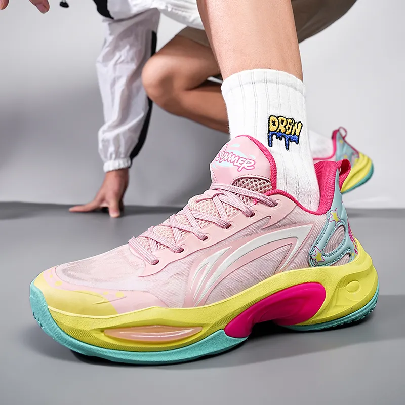 Premium Men's white sneakers with Cushioned Basketball Premium Men's white sneakers with Cushioned Basketball