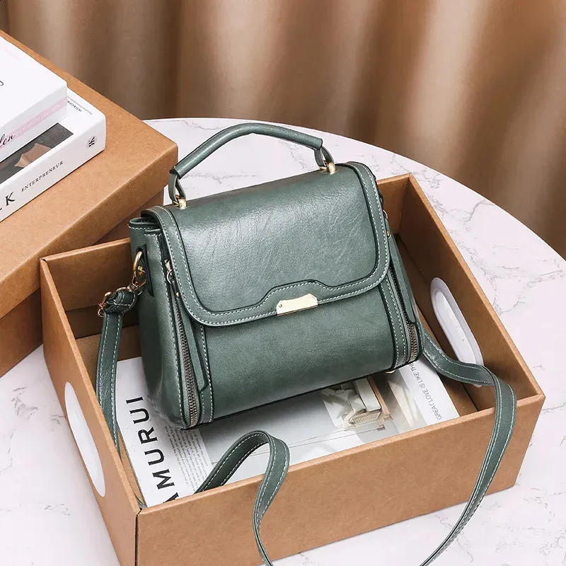 【HELENE PARIS】cross backless half sleeves★韓国人気/追跡付 Stylish PU Leather Crossbody Bags For Women Soft Solid