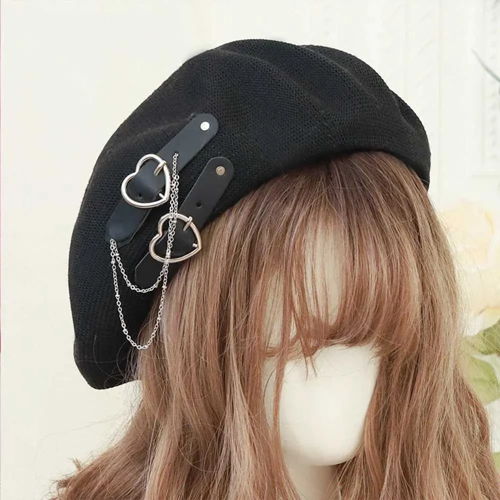 Cute Kawaii Beret Hat Y2K Harajuku Fashion, Wool Shop Now!