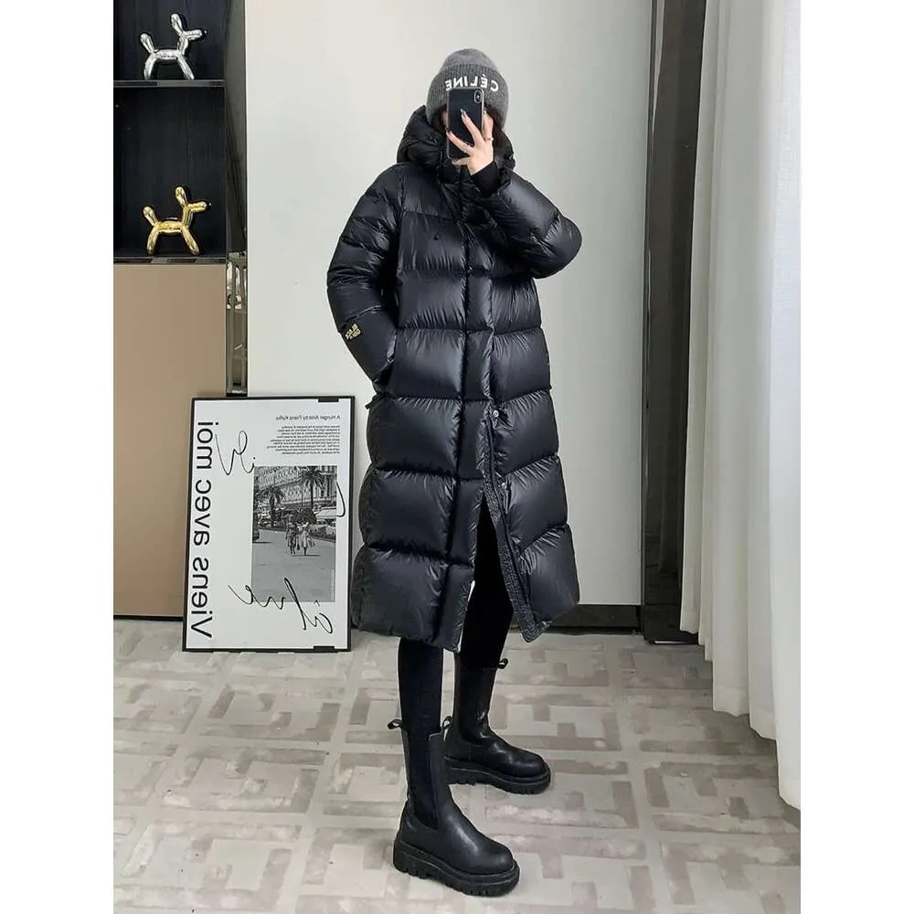 女性が喜ぶ♪ New 2023 item: jacket puffer Down Goose Gold Black Unisex Clothing
