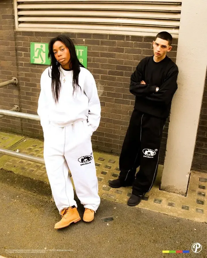 Survêtement Homme 2 Pièces – Sweat à Capuche Et Pantalon De Jogging | Coupe Ample, Logo 3D New York – Style Y2K Hip Hop – Coton/Polyester Chaud Et Confortable