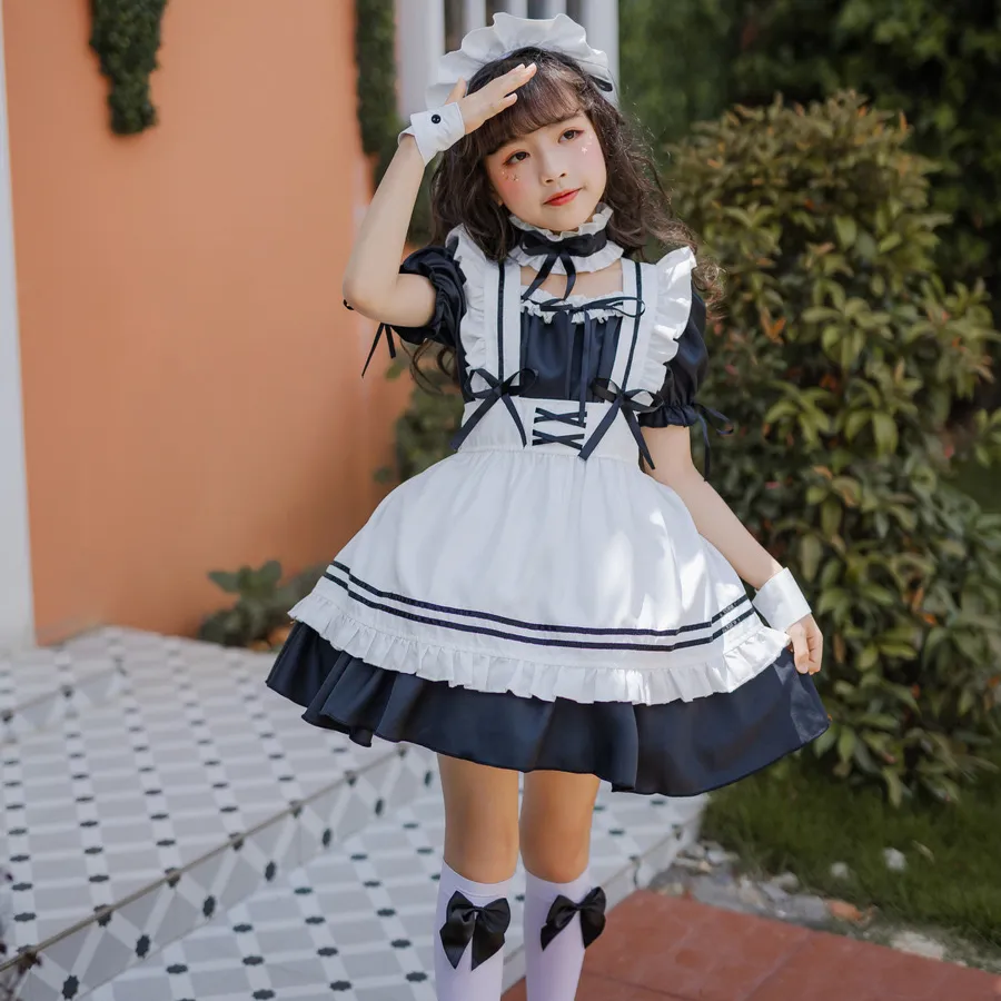 Cute Lolita Maid Dress for Girls Anime Style Costume, Shop Now