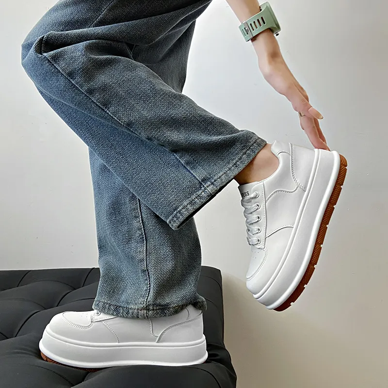 Boogie Shoes Zara Silver Trainers Women's White Casual Sneakers