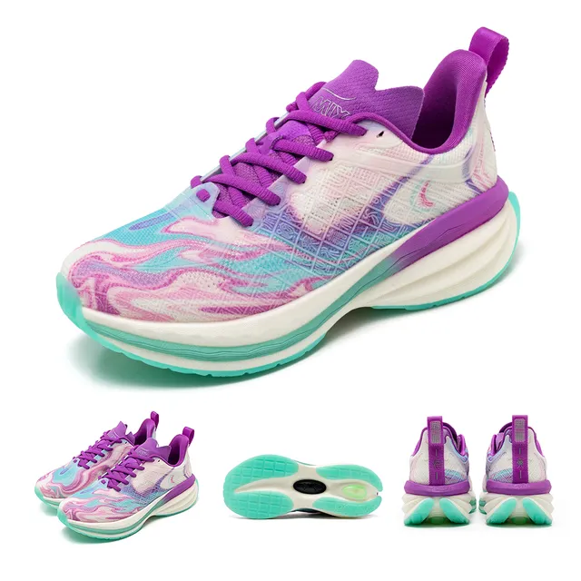 ONEMIX Unisex Shock-absorbent Running Shoes Lace-Up Breathable