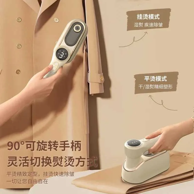 thumbnail image 2 of Mini Portable Micro Steam Iron Machine – Handheld Steamer For Clothes, Travel, Family – Green, 20s Heat 2 of 6
