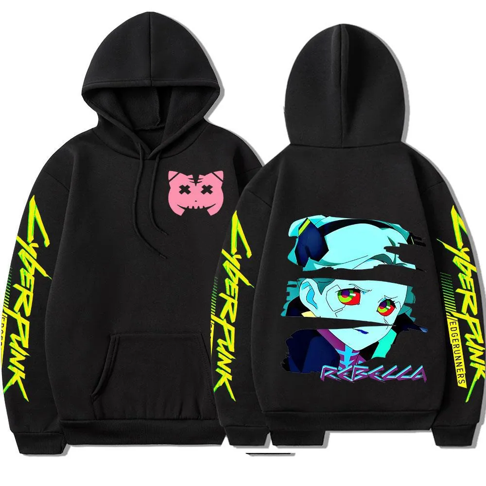 トップス vaultroom cyberpunk REBECCA HOODIE CYBERPUNK EDGERUNNERS REBECCA COLLAGE HOODIE – CD PROJEKT
