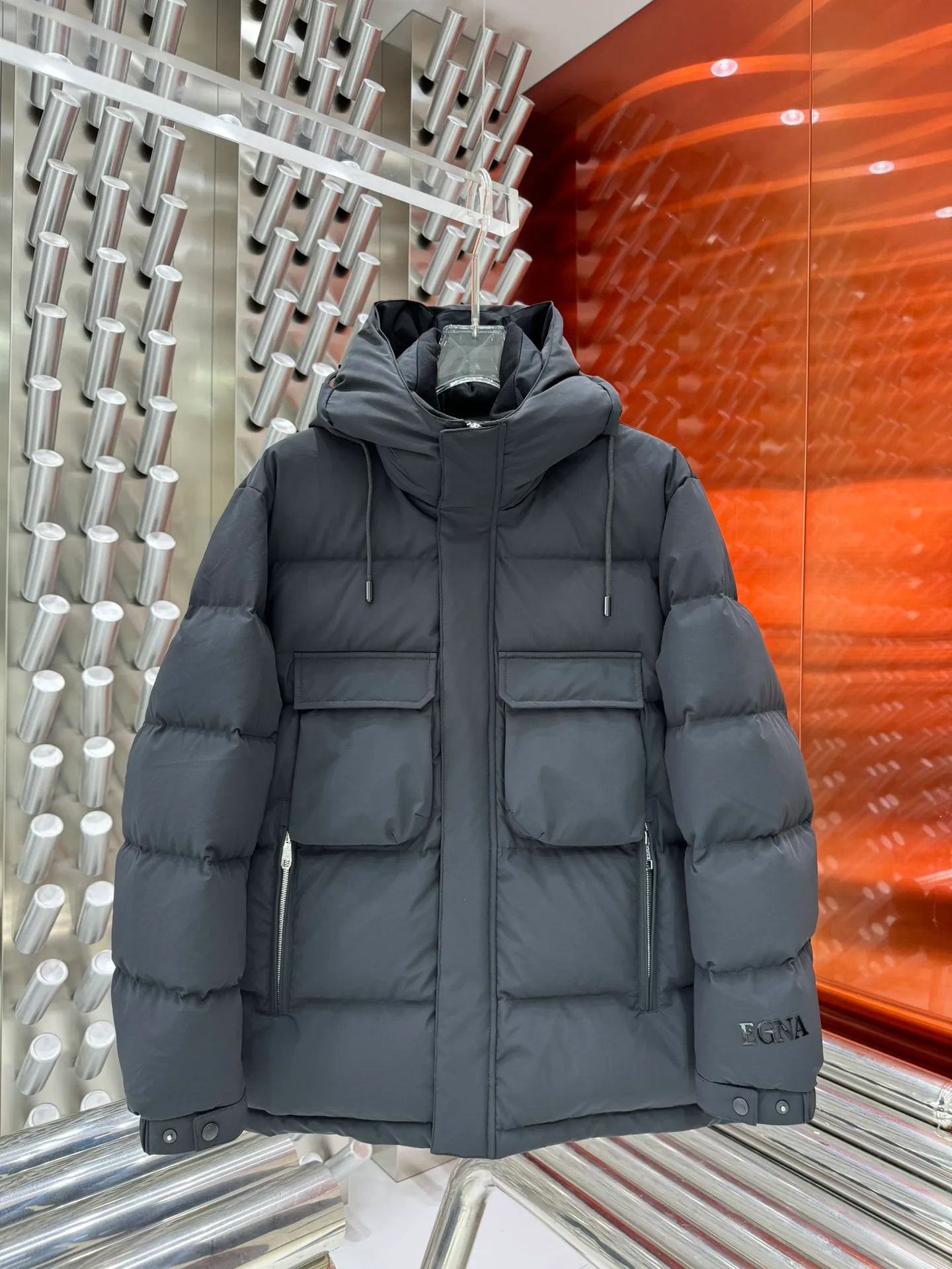 Mens Water-Resistant Down Puffer Jacket Lightweight, Packable