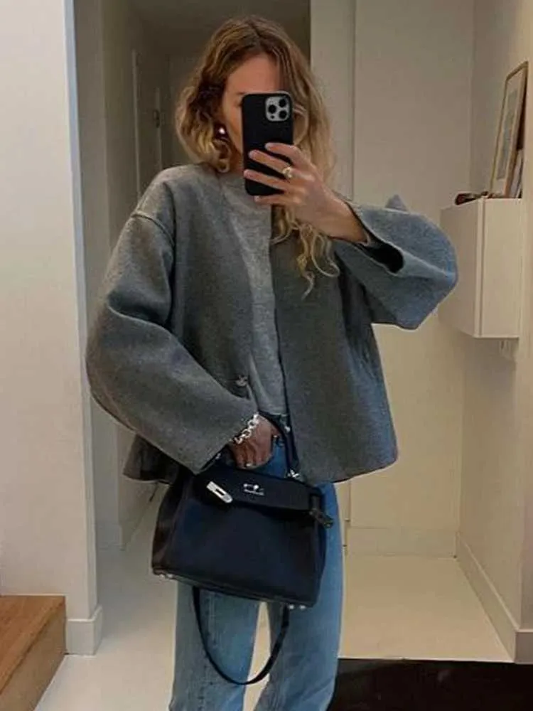 Women Autumn Causal Long Wool Skirt 3806 Women Autumn Causal Long Wool Skirt 3806