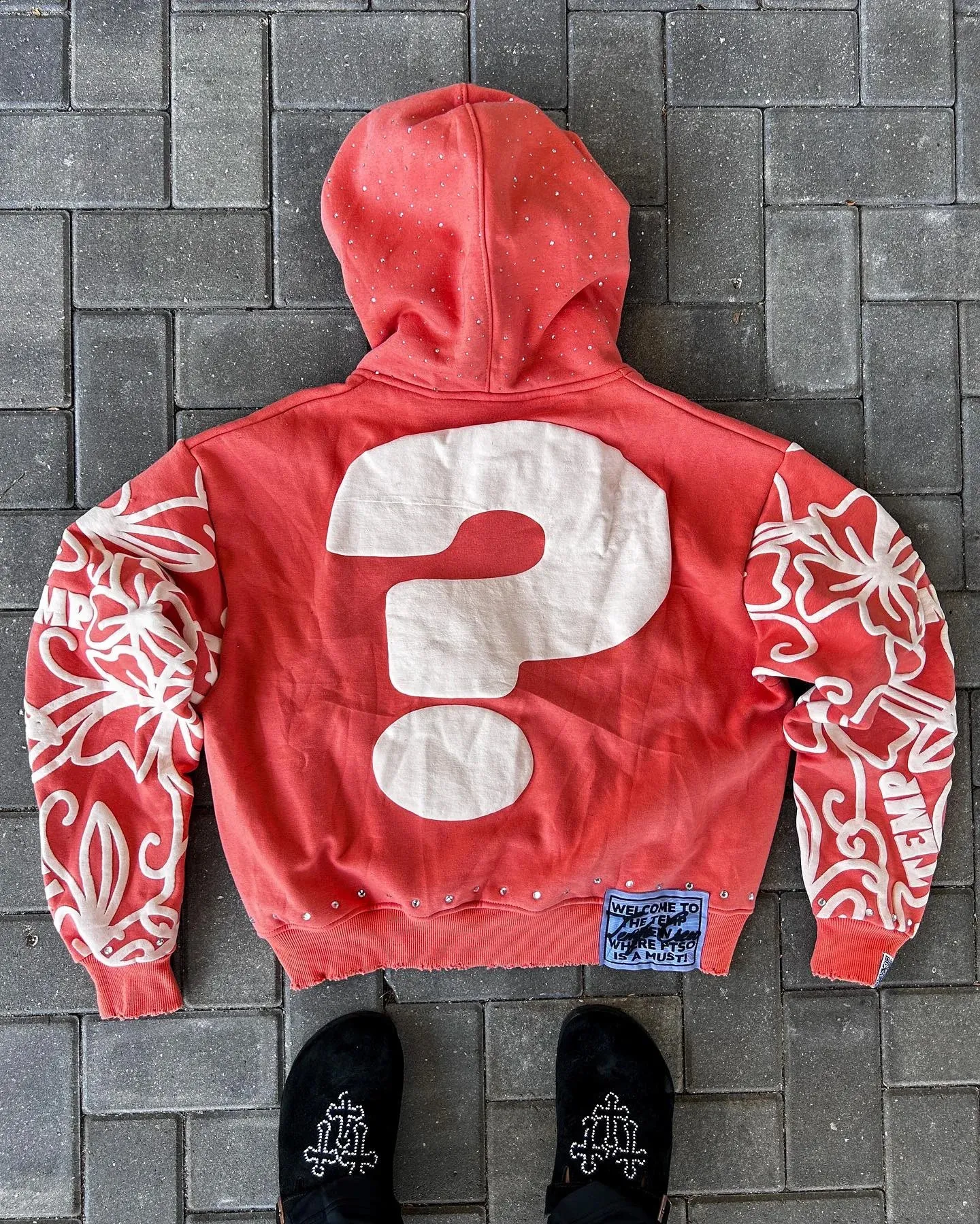 Streetwear Zip Up Hoodie, Vintage Inspired Alphabet... From Zara01 