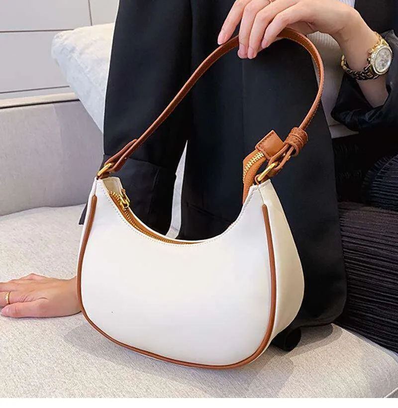 Vintage Half Moon Hobo Bag: Premium PU Leather Shoulder Bag