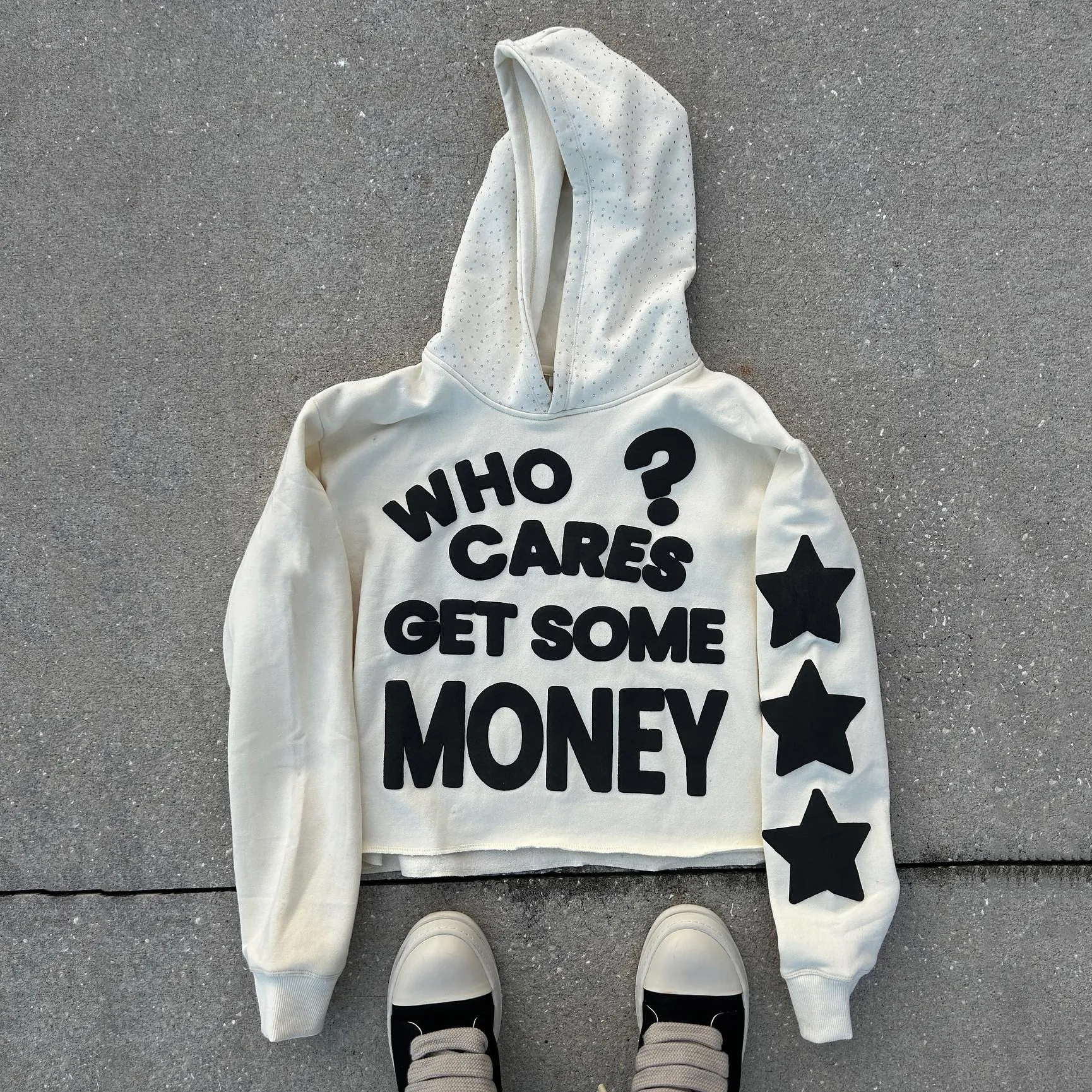 Y2K Black Letter Zipper comfrt hoodie - Trendy Streetwear Y2K Black Letter Zipper comfrt hoodie - Trendy Streetwear