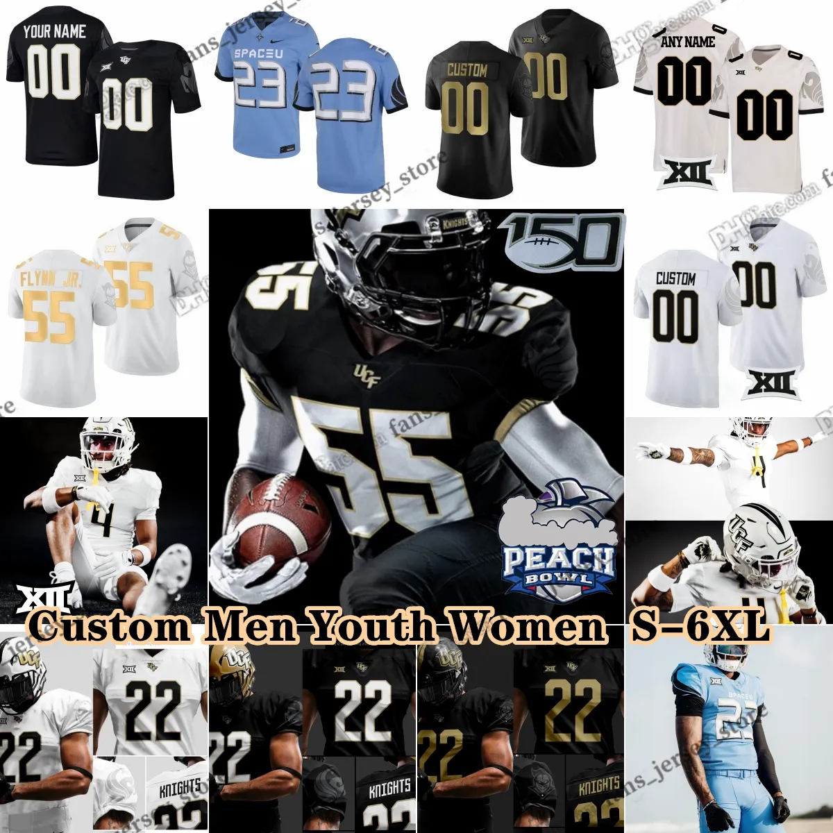 Save Big on Bulk UCF Knights Jersey UCF Knights College Football Jersey: S  6XL, Multiple Players Show Your Pride! Best Deals on DHgate