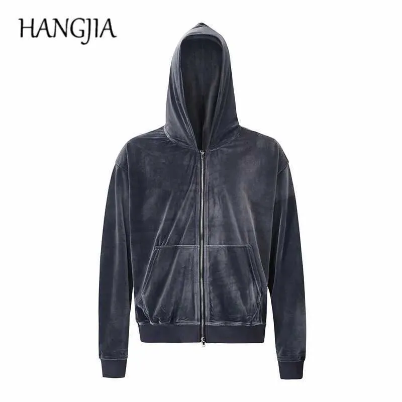 Zipper Hoodie Velvet Hoodie Men's Delusions Of Grandeur Yaez