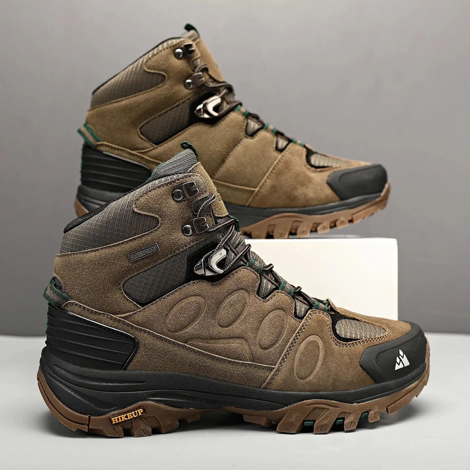 Wanderstiefel Herren Winter Wasserdicht Trekkingschuhe Rutschfest_voghion.com