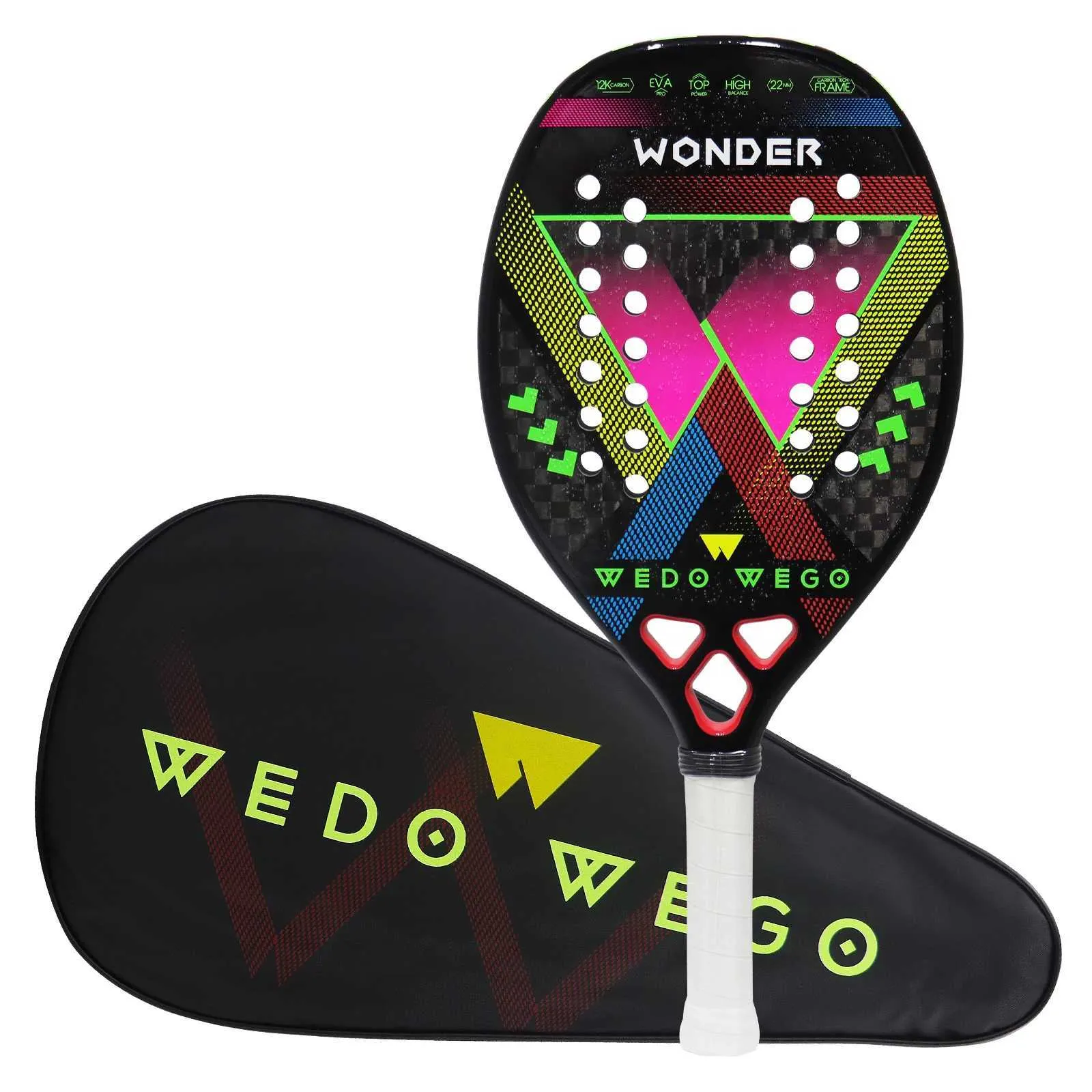 Beach Tennis Rackets: High Performance Paddle Tennis Racket With Carbon ...