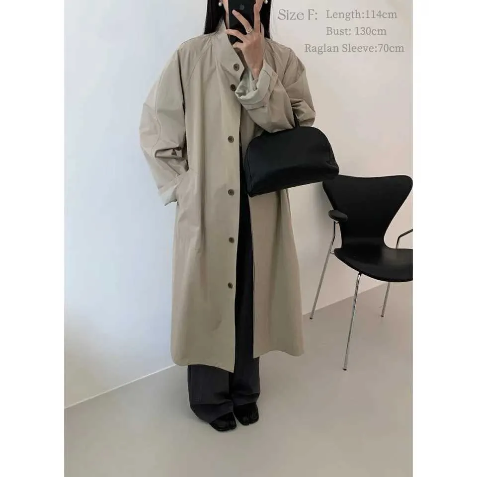 今週のおすすめ製品 Womens Fashion New 2024 Long Trench Row The Collar Stand ジャケット・アウター