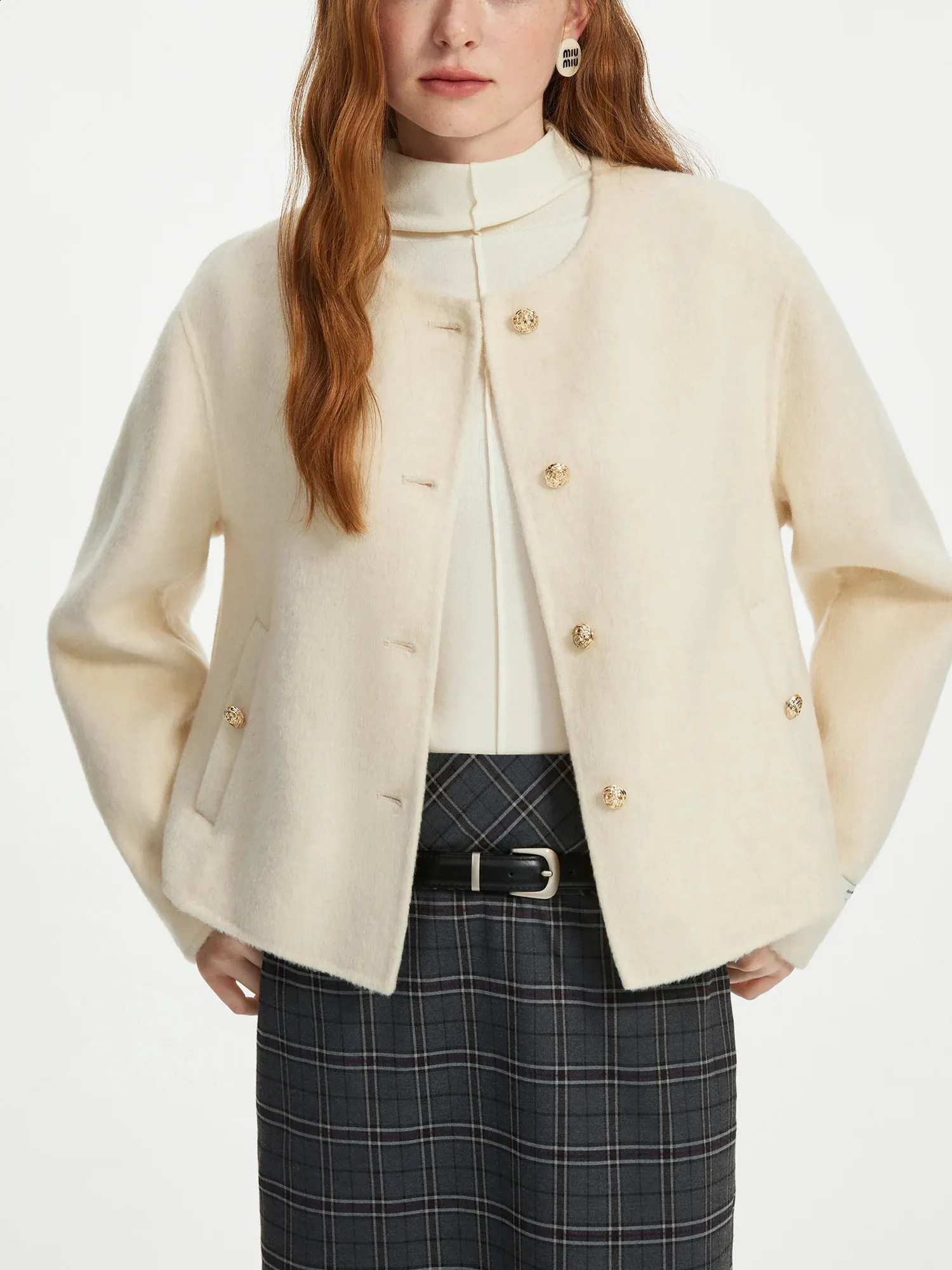 DHgate.com:Womens Short Wool Blend Coat - Loose Fit, Autumn DHgate.com:Womens Short Wool Blend Coat - Loose Fit, Autumn