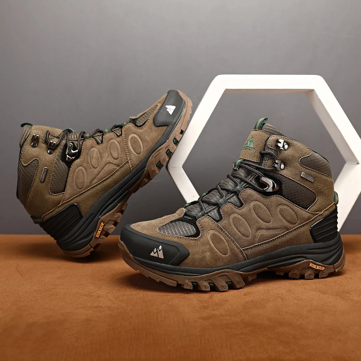 Wanderstiefel Herren Winter Wasserdicht Trekkingschuhe Rutschfest_voghion.com