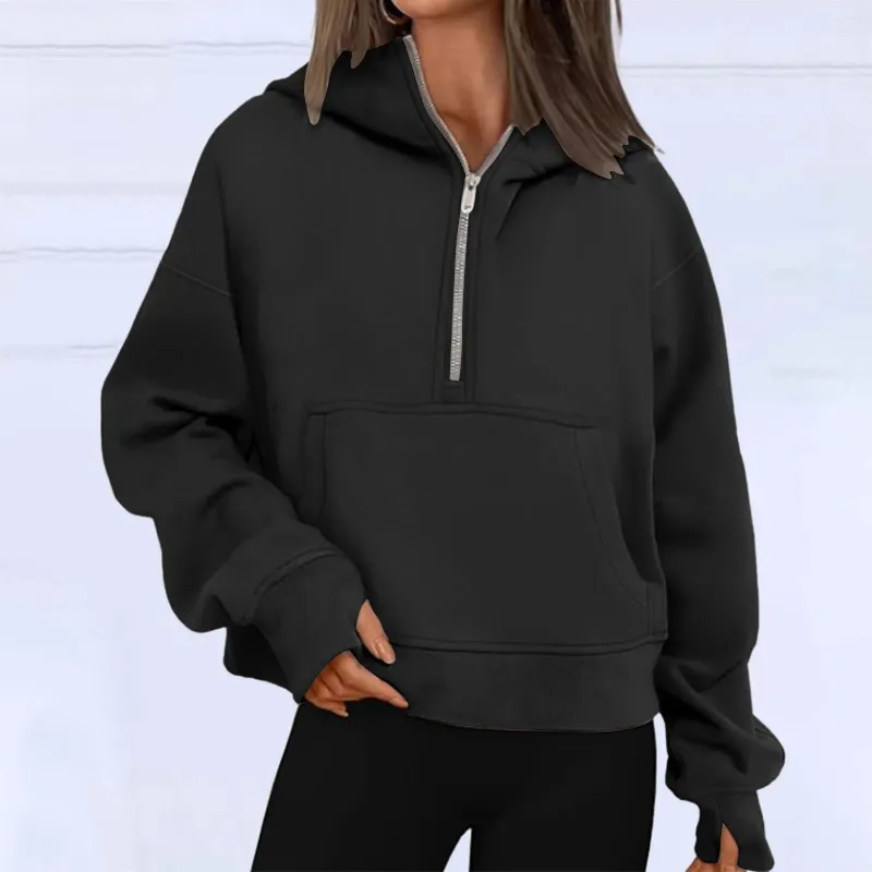 Felpe Con Cappuccio Felpe Con Mezza Zip Giacche In Pile Corte