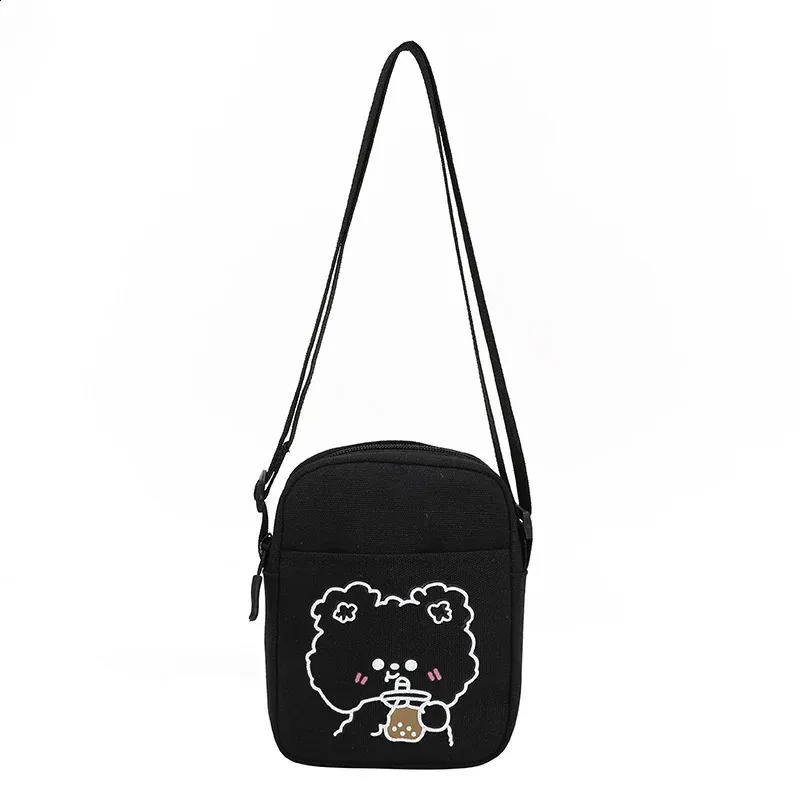 DHgate.com:Korean Cartoon Bear & Rabbit Canvas Shoulder Bag