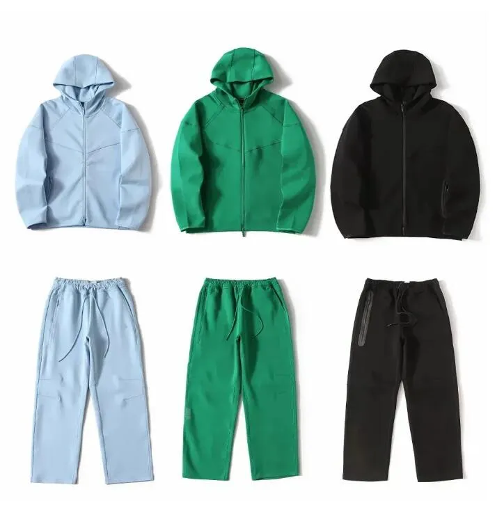 Hanorace pentru bărbați Nocta Tracuit Designer cu fermoar Hanoră cu glugă Set pantaloni puf Costum din două piese Hanorace pentru femei Hanorace Pantaloni Tren_voghion.com
