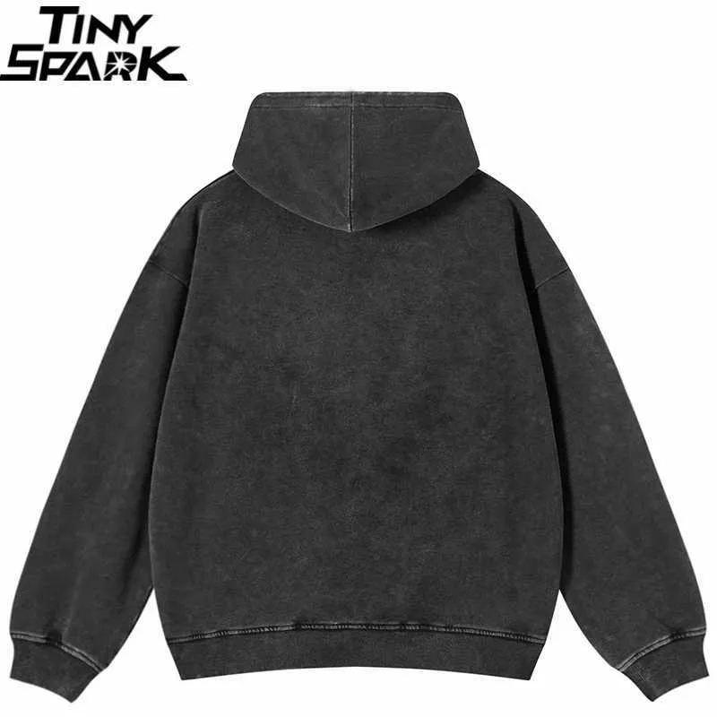 パーカー・フーディ Optical Black Washed Oversized Hoodie DHgate.com:Mens Oversized Washed Black Hoodie Sweatshirt