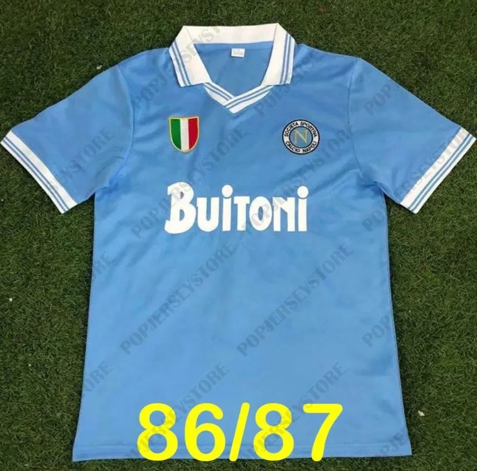 ナポリ マラドーナ　80s ヴィンテージ レトロ1986 1987 1988ナポリディエゴマラドーナサッカージャージ