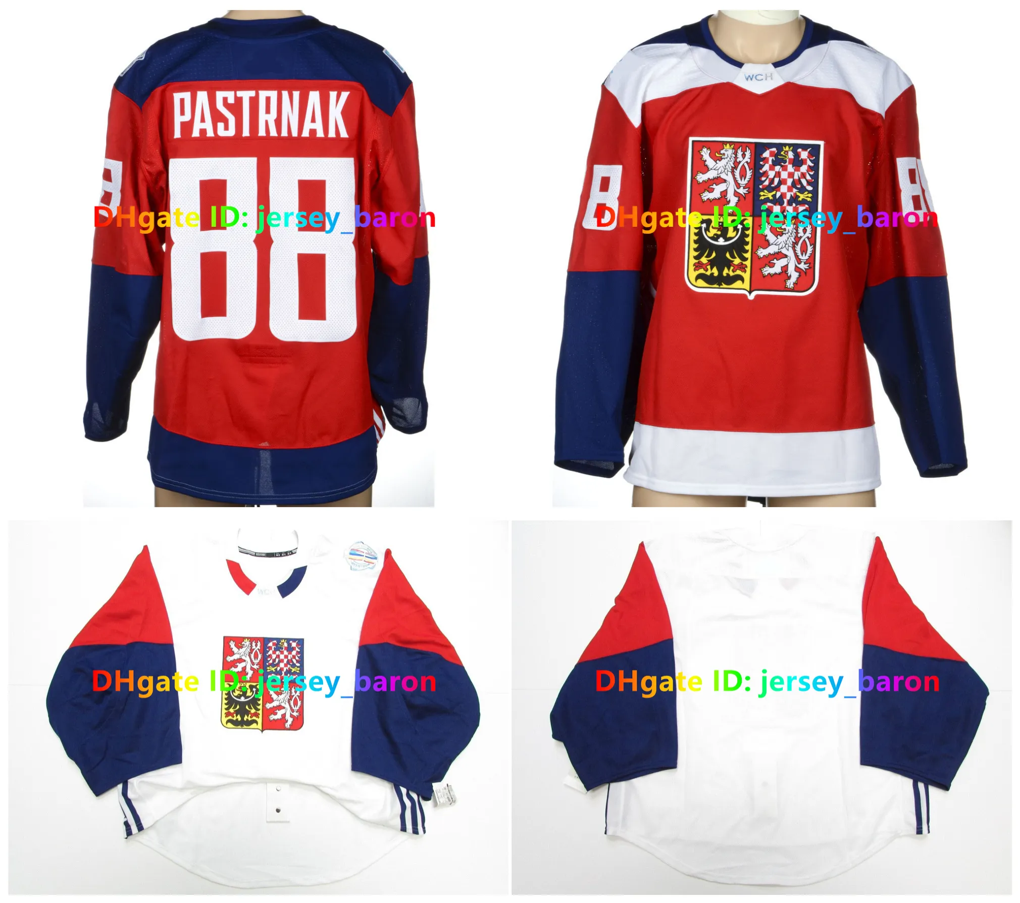 World Championship David Pastrnak Czech Jersey Czech Republic