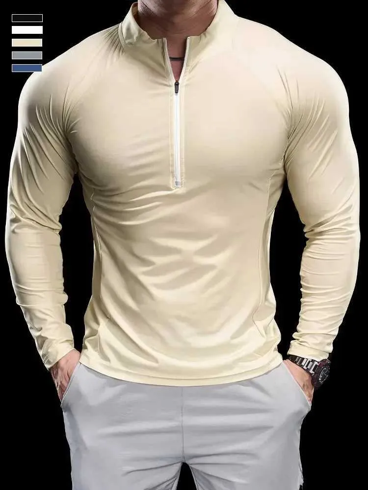 Wholesale 2024 Mens Long Sleeve Sport Shirts Quick Drying