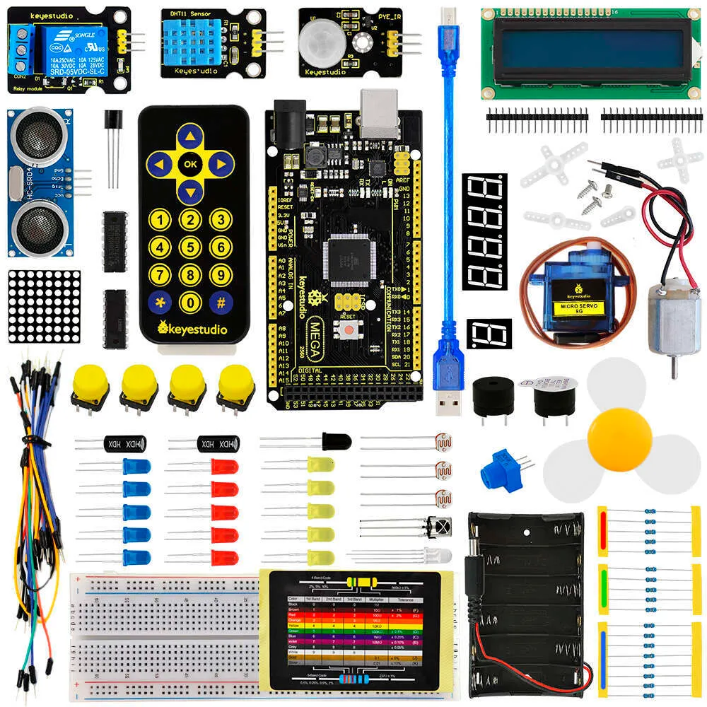 Arduino Starter Kit IR Remote Control with Mega 2560 R3 Board Upgraded  for Beginners
