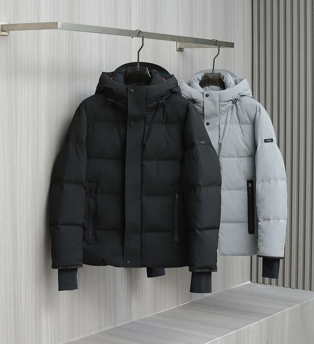 Mens CirrusLite Down Hooded Jacket Water Resistant Packable Puffer