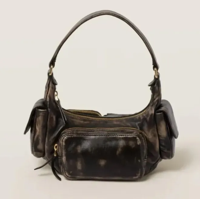 Riveted women's bag Fashion shoulder bag y2k work commuter et underarm tote bag