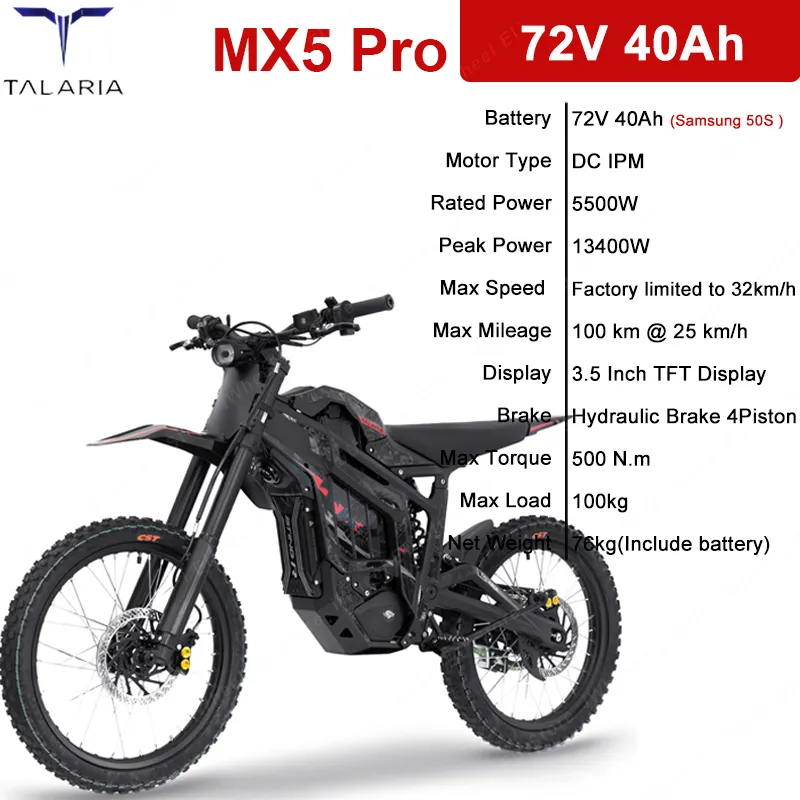 Talaria MX5 & Sting Electric Dirt Bike: Specs & Buying Guide