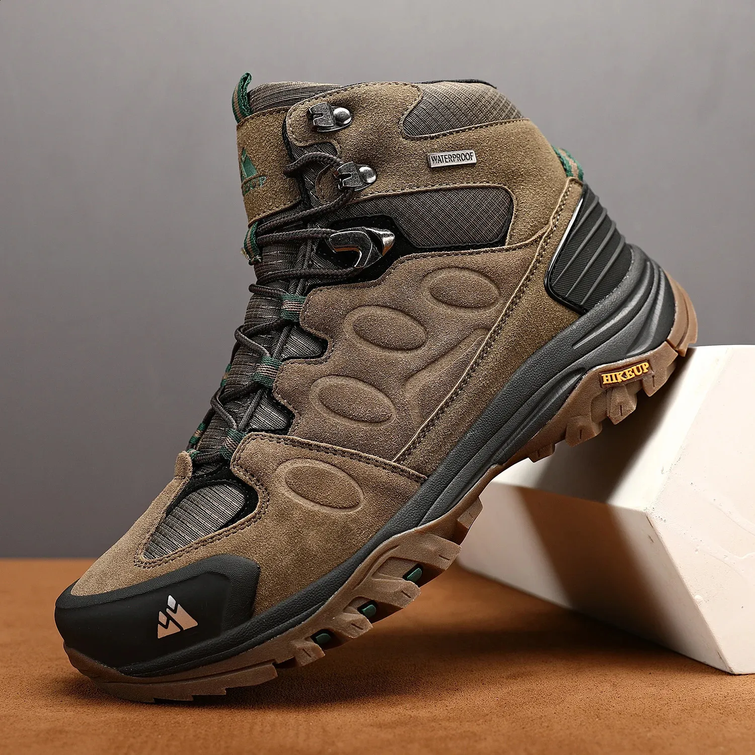 Wanderstiefel Herren Winter Wasserdicht Trekkingschuhe Rutschfest_voghion.com