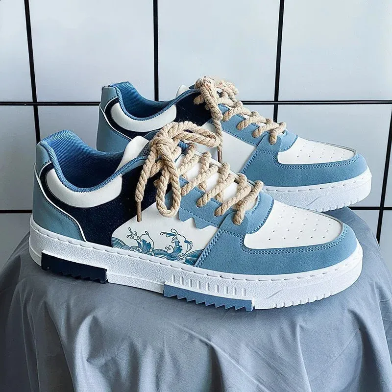 Mens Casual Safety White Flat Sports Summer Running Leisure High