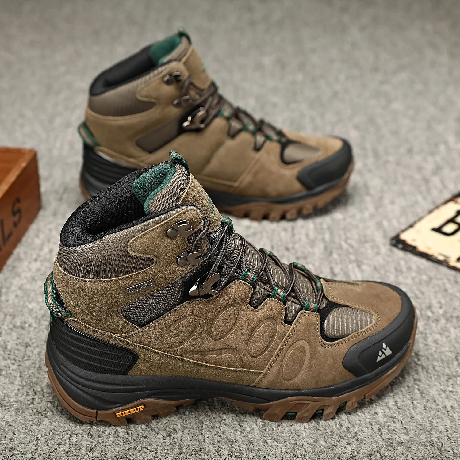 Wanderstiefel Herren Winter Wasserdicht Trekkingschuhe Rutschfest_voghion.com