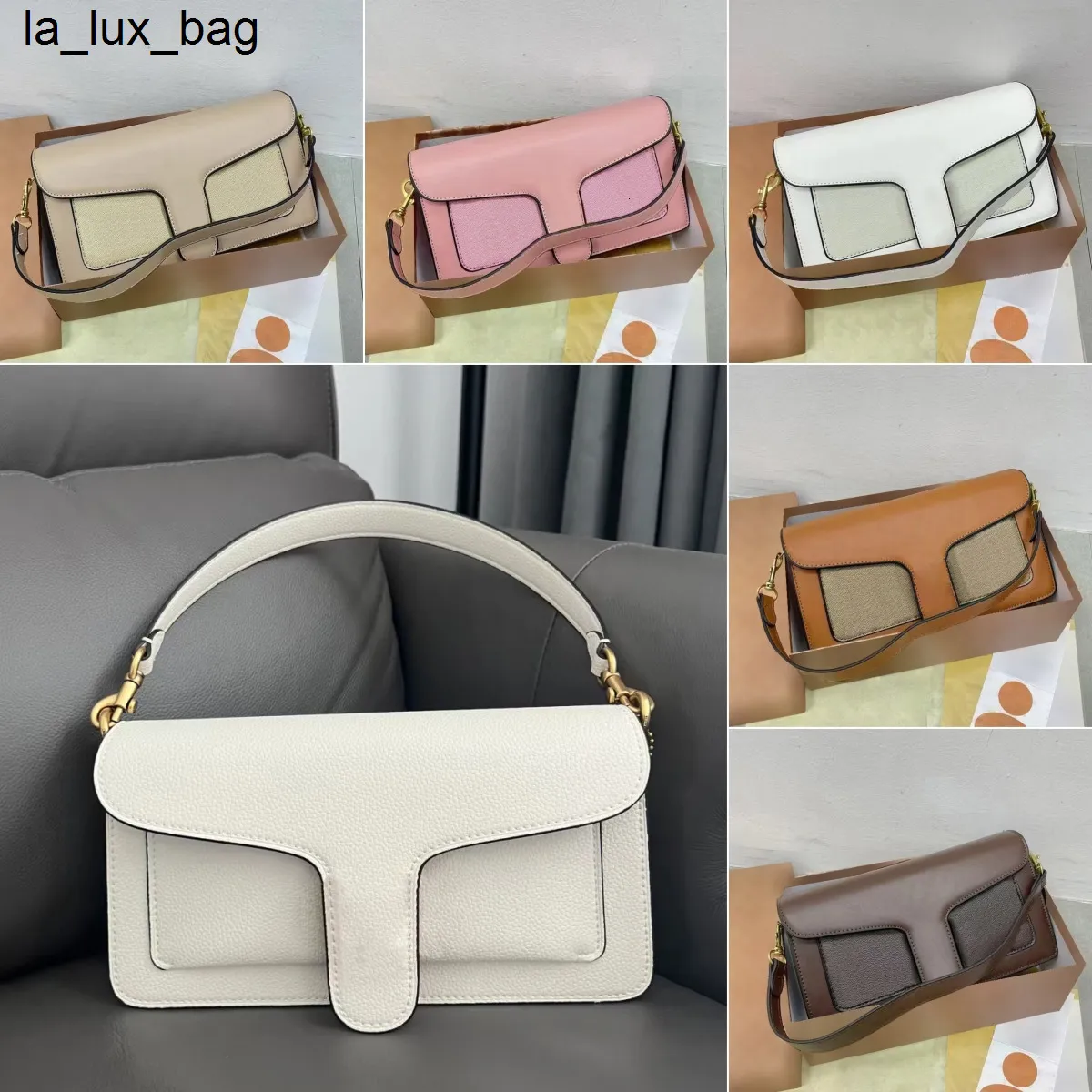 Luxury Designer Crossbody Bag For Women 26cm Letter Black Satchel 