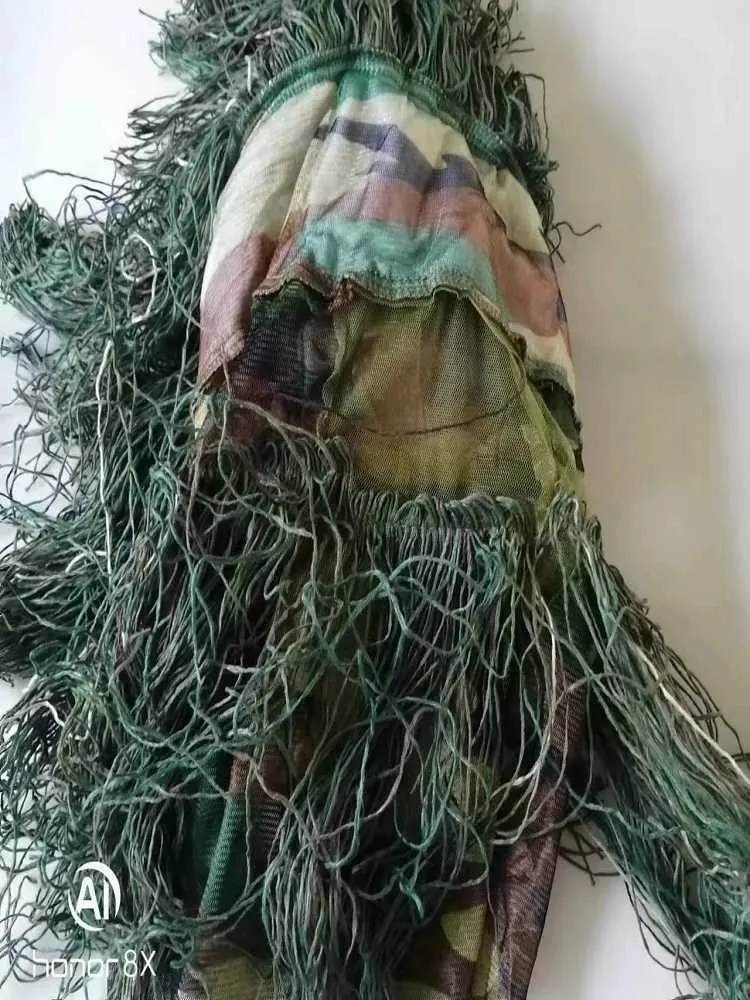 Woodland 3D Bionic Leaf Camouflage Ghillie Hunting Suit CS Camage ...
