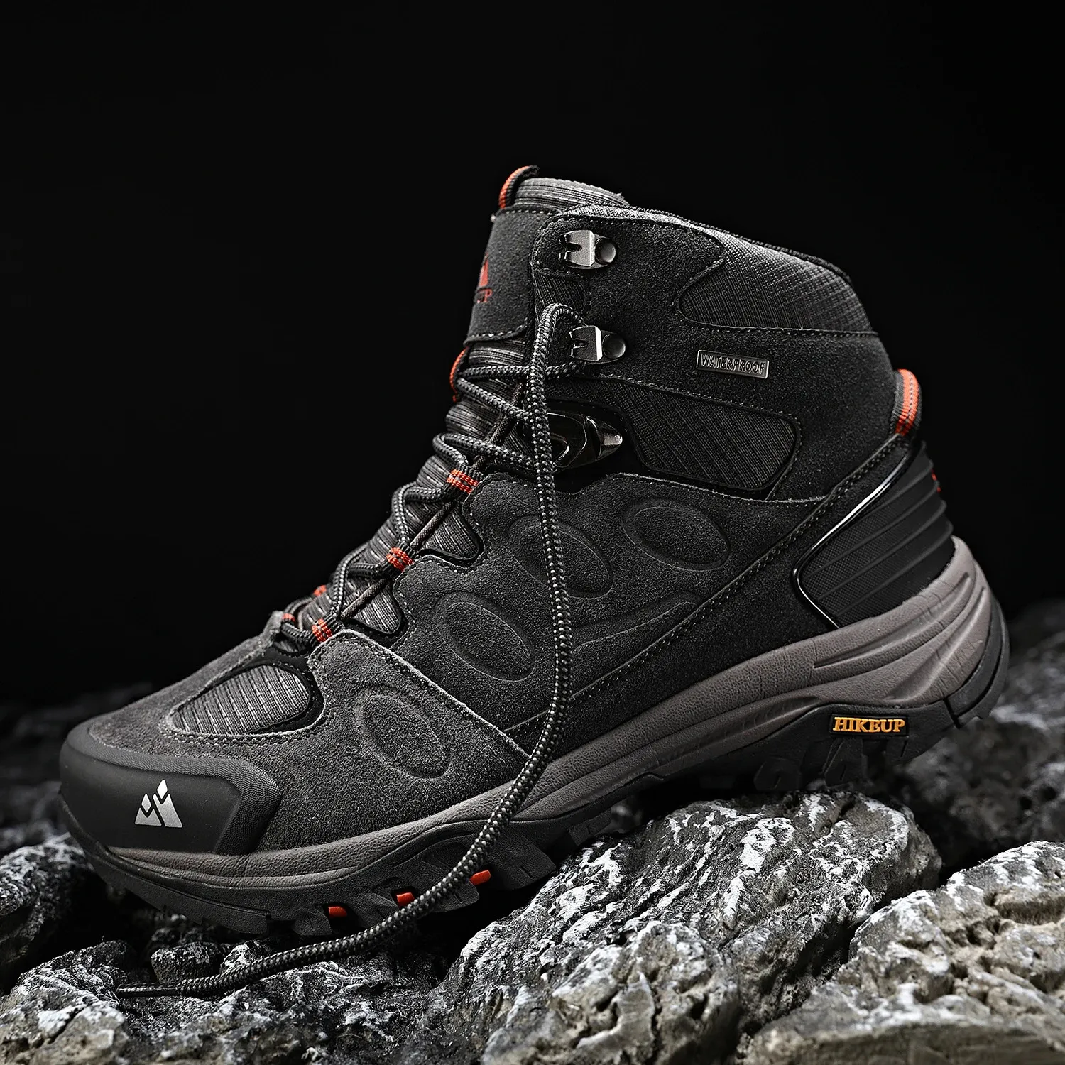 Wanderstiefel Herren Winter Wasserdicht Trekkingschuhe Rutschfest_voghion.com