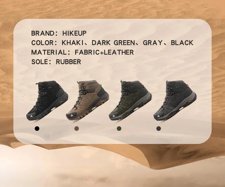 Wanderstiefel Herren Winter Wasserdicht Trekkingschuhe Rutschfest_voghion.com